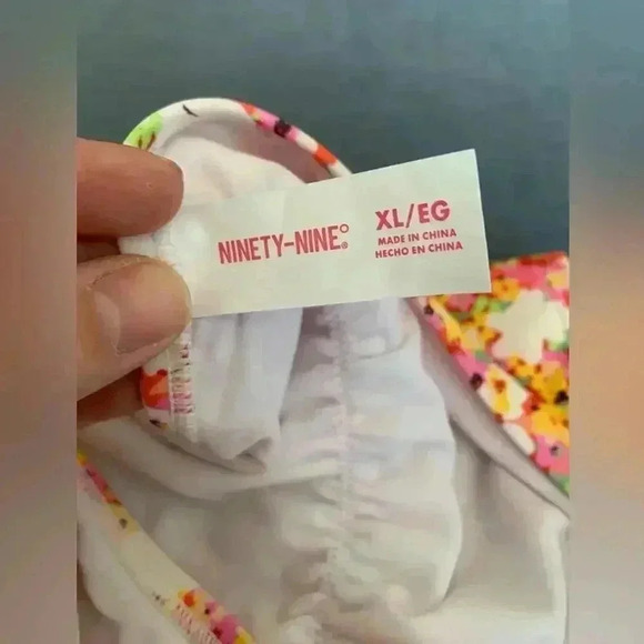 Woman’s Ninety-Nine Floral Cheeky Hipster Swimsuit Bikini Bottom Size XL - Picture 2 of 6